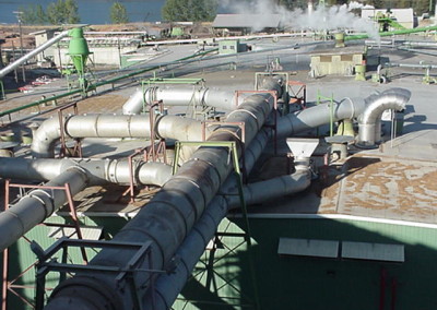 Boise Cascade Plywood Plant Ducting